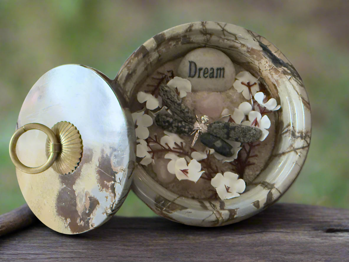 Earthscape Dream Picture Jasper Keepsake Bowl - Main Street Crystals & Minerals
