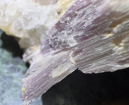 Close up of Lepidolite Crystal Side View
