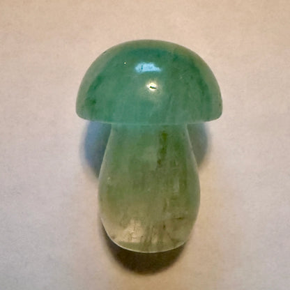 Carved Crystal Mushrooms | Clarity, Transformation, Prosperity | Wt 1.12 oz