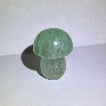 Carved Crystal Mushrooms | Clarity, Transformation, Prosperity | Wt 1.12 oz