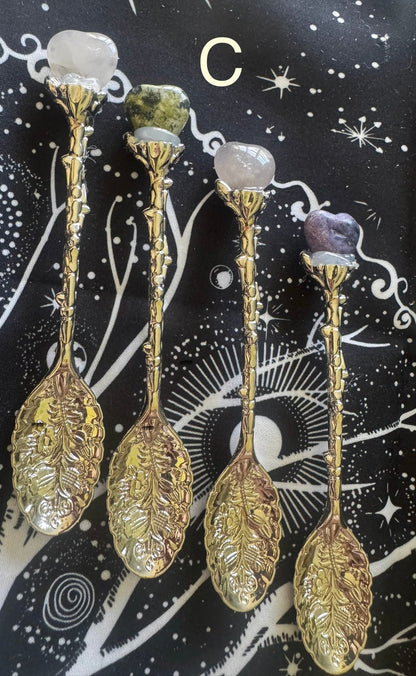 Apothecary Spoons / Herbal Teaspoon Sets of 4 - Main Street Crystals & Minerals
