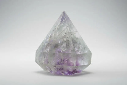 Faceted Amethyst Quartz Generator Point, Inner Peace, 8.96 oz crystal