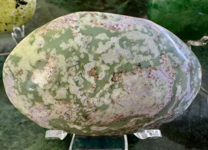 Colorful Ocean Jasper Palm Stone Healing Crystal