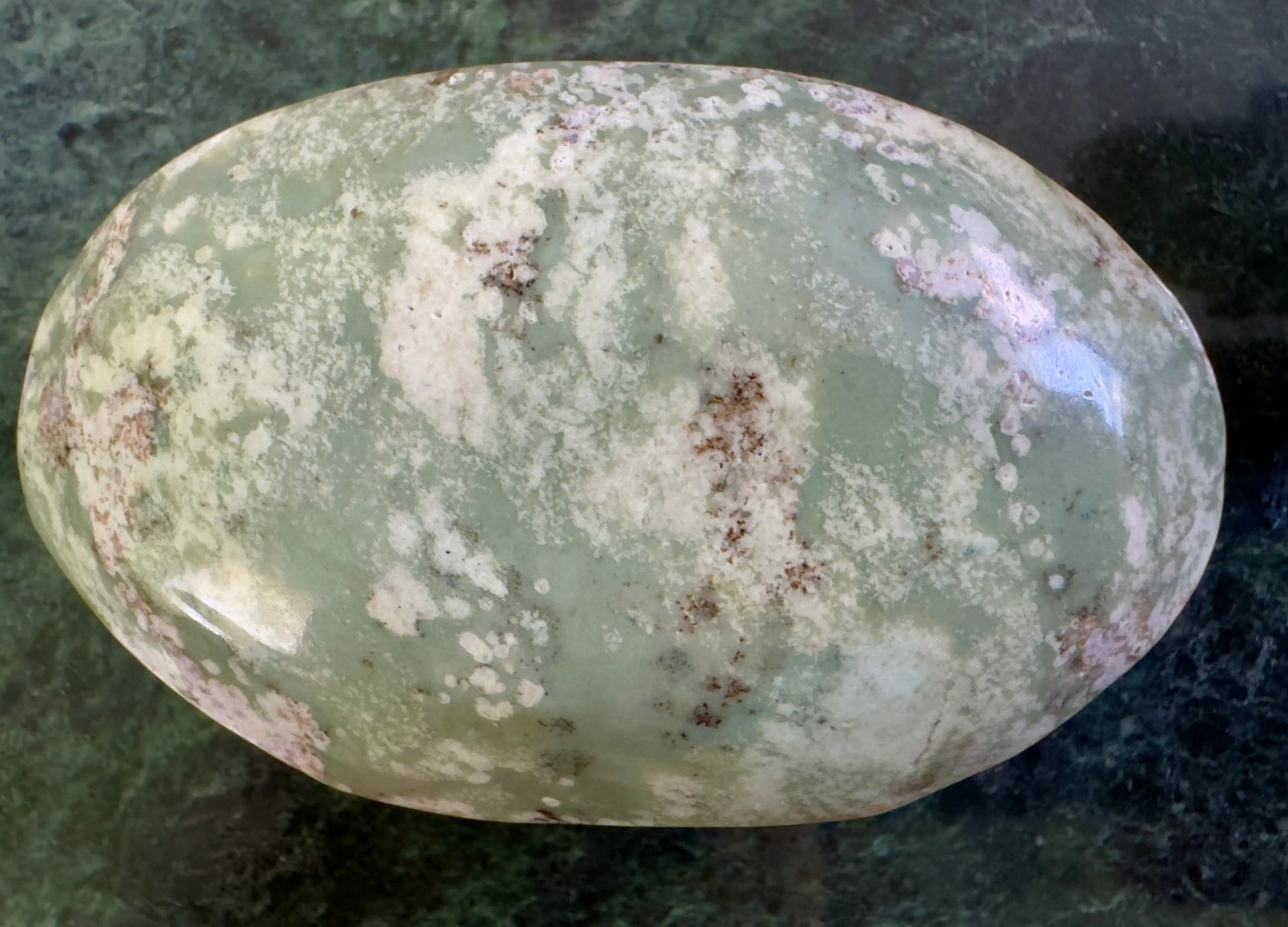 Ocean Jasper Palm Stone Healing Colorful