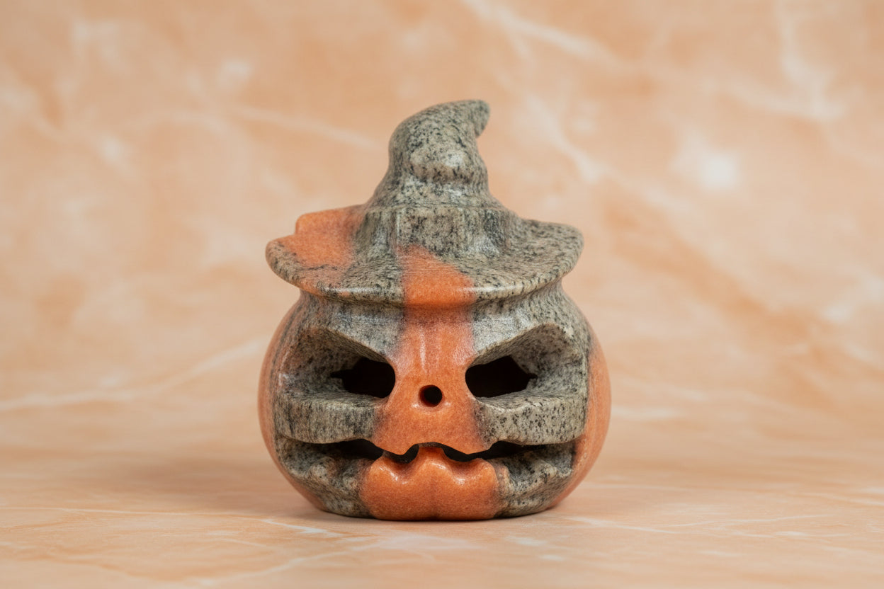 Serpentine jack o lantern carving heavy