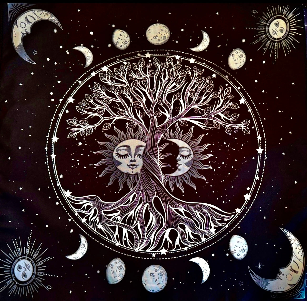 Celestial Tree of Life Altar Cloth - Main Street Crystals & Minerals