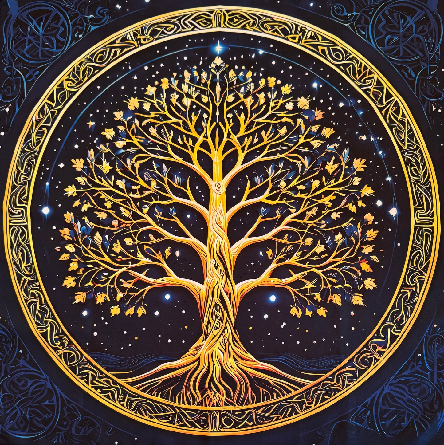 Eternity Tree of Life Altar Cloth - Main Street Crystals & Minerals