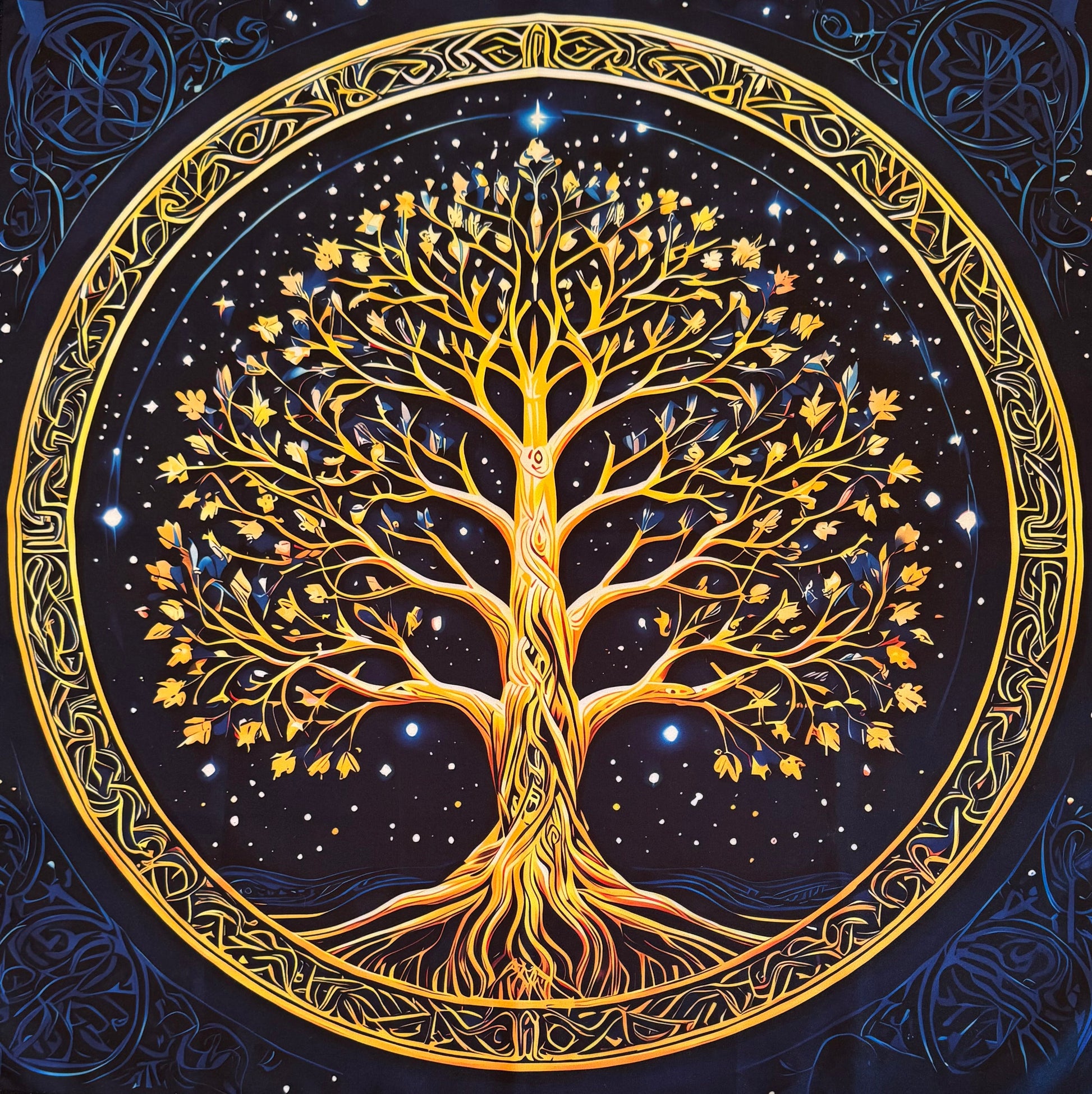 Eternity Tree of Life Altar Cloth - Main Street Crystals & Minerals