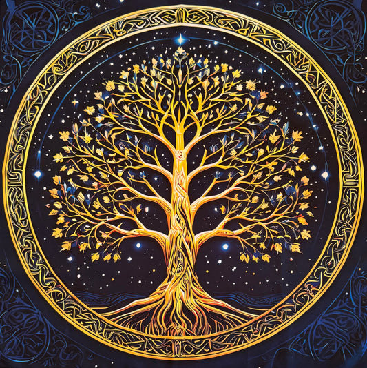 Eternity Tree of Life Altar Cloth - Main Street Crystals & Minerals