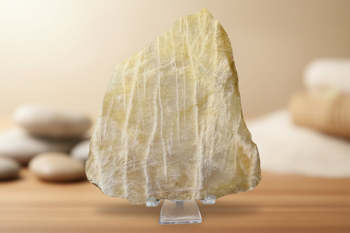Banded Calcite Polished Slab 4.57