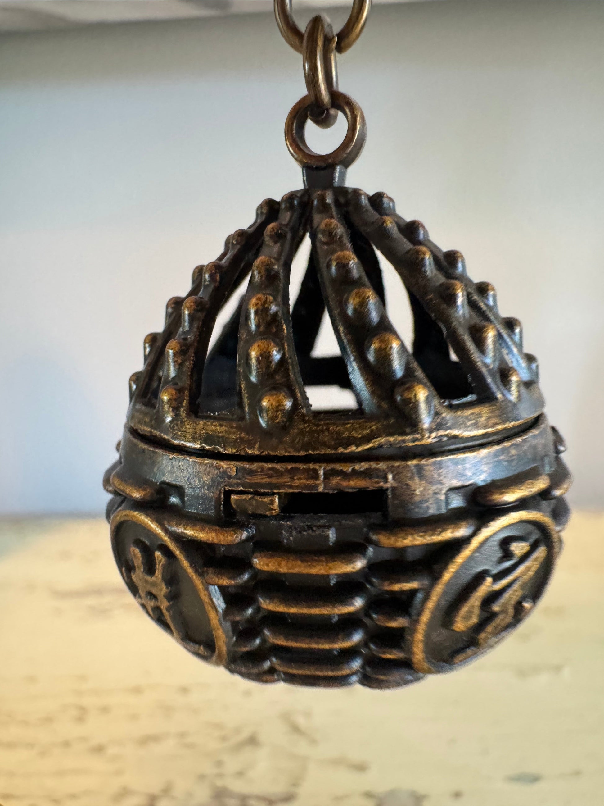 Brass Dragon Incense and Mourning Incense Burner - Main Street Crystals & Minerals