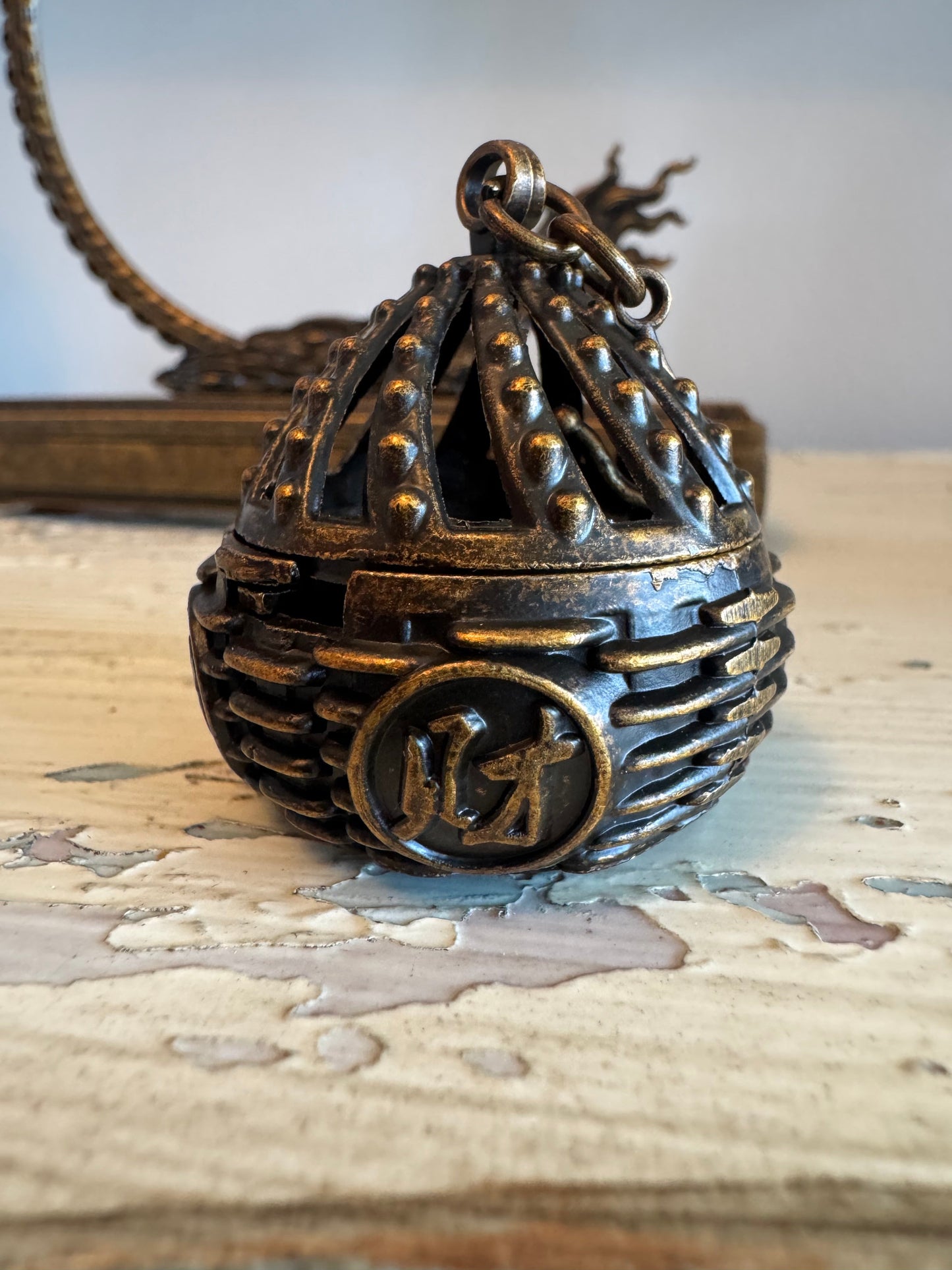 Brass Dragon Incense and Mourning Incense Burner - Main Street Crystals & Minerals