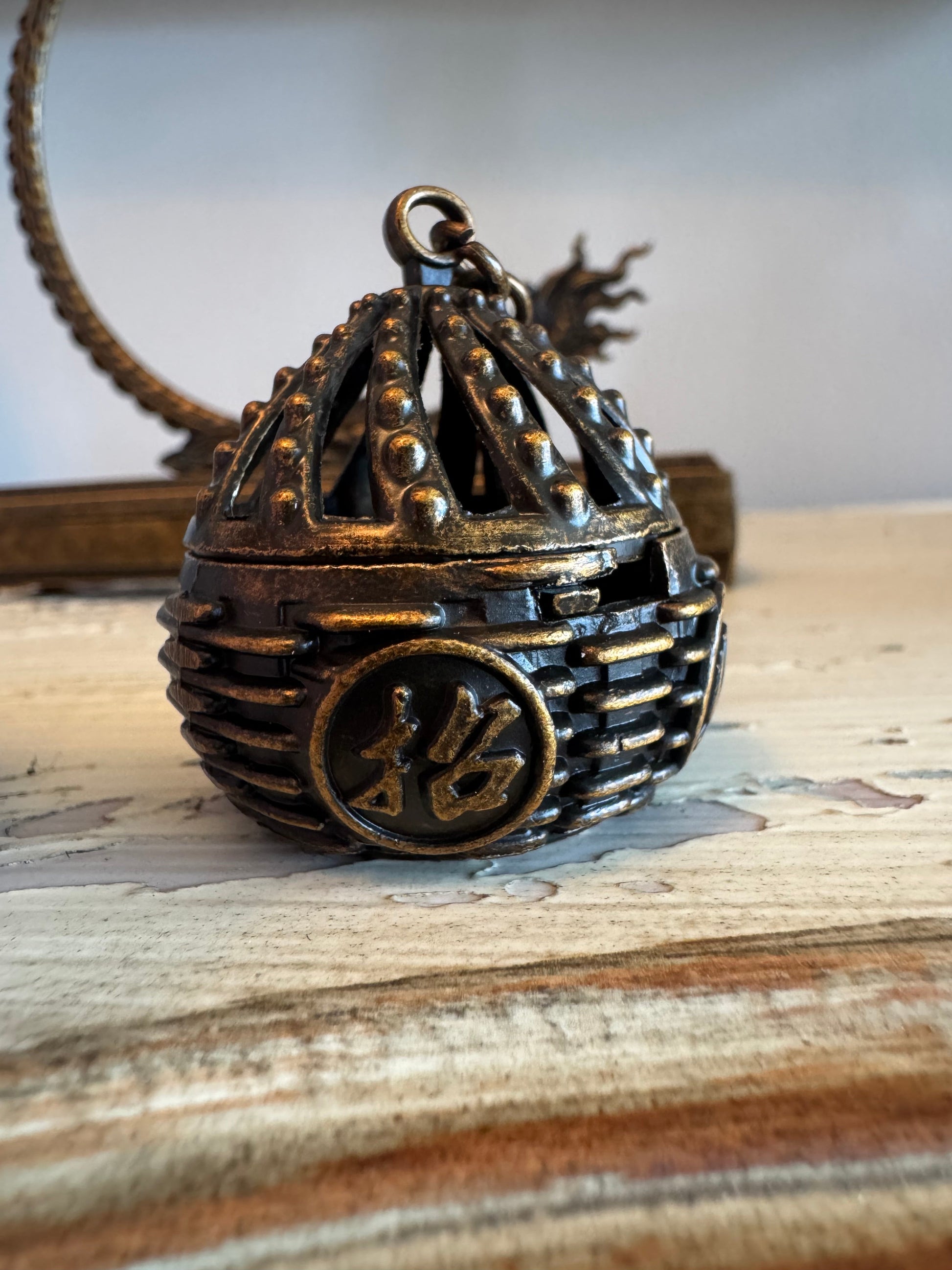 Brass Dragon Incense and Mourning Incense Burner - Main Street Crystals & Minerals