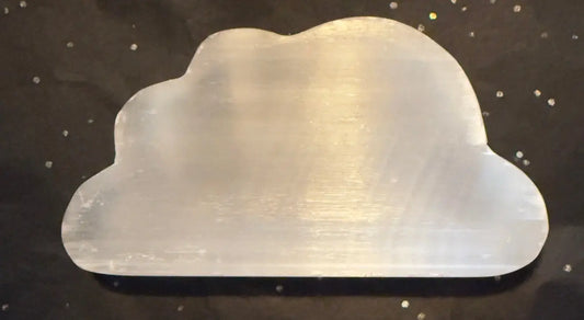 Satin Spar carved into a cloud 