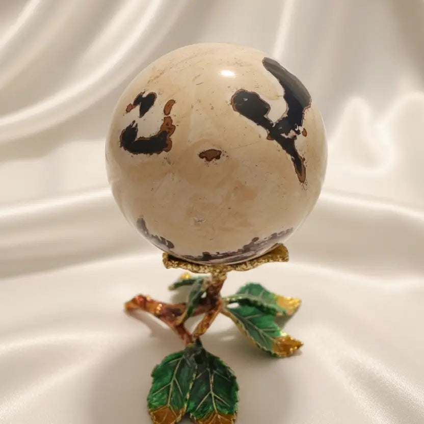 Dendritic Agate Sphere with Fern Like Inclusions Diameter — additional view 5
