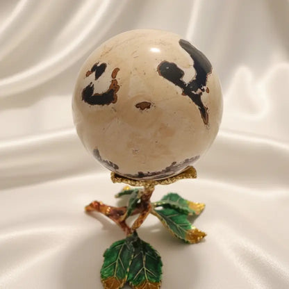 Dendritic Agate Sphere with Fern Like Inclusions Diameter — additional view 5