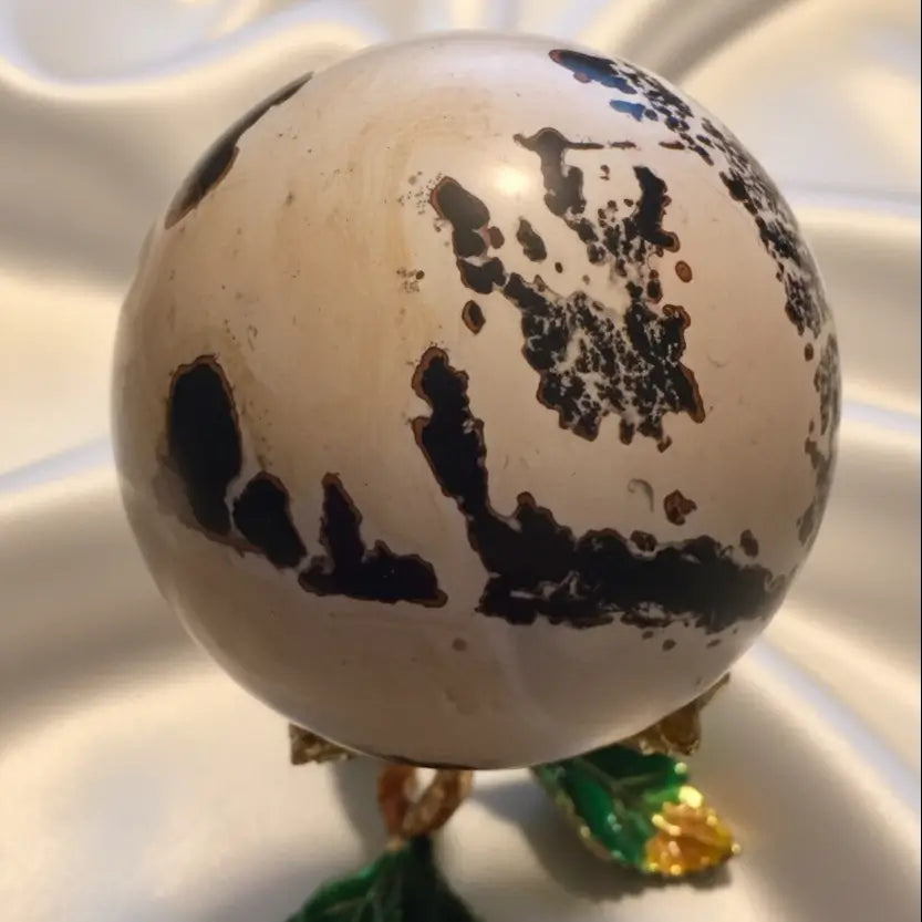 Dendritic Agate Sphere with Fern Like Inclusions Diameter — additional view 8