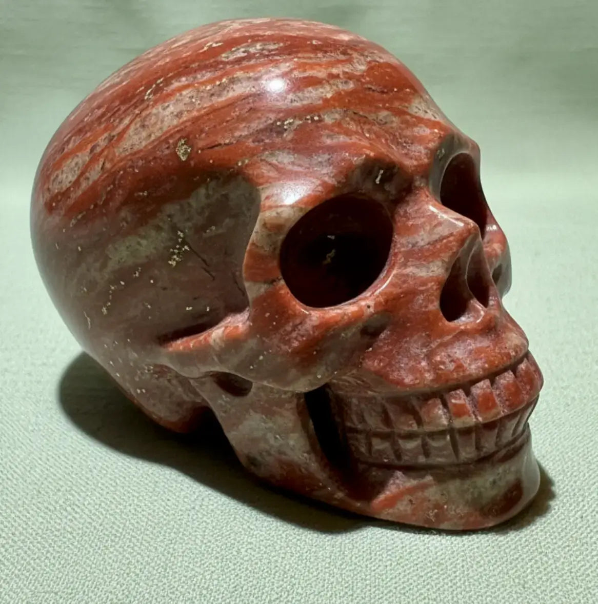 Brecciated Jasper Skull, Grounding, Earthy Stability — additional view 5