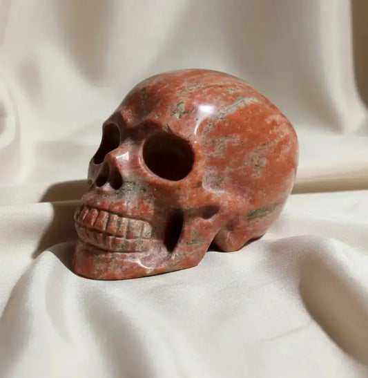 Brecciated Jasper Skull, Grounding, Earthy Stability