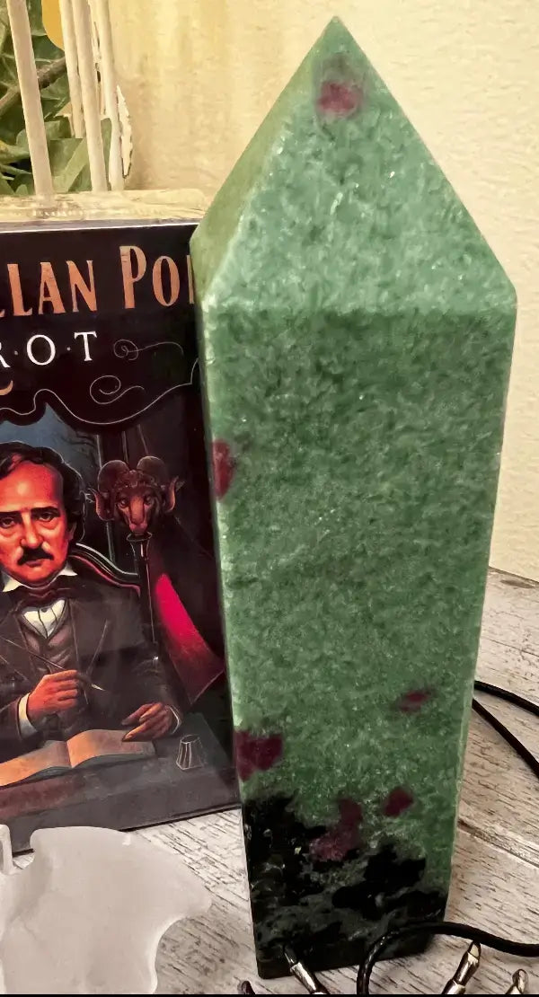 Ruby in Zoisite Edgar A Poe Set 8 Piece Collector Set