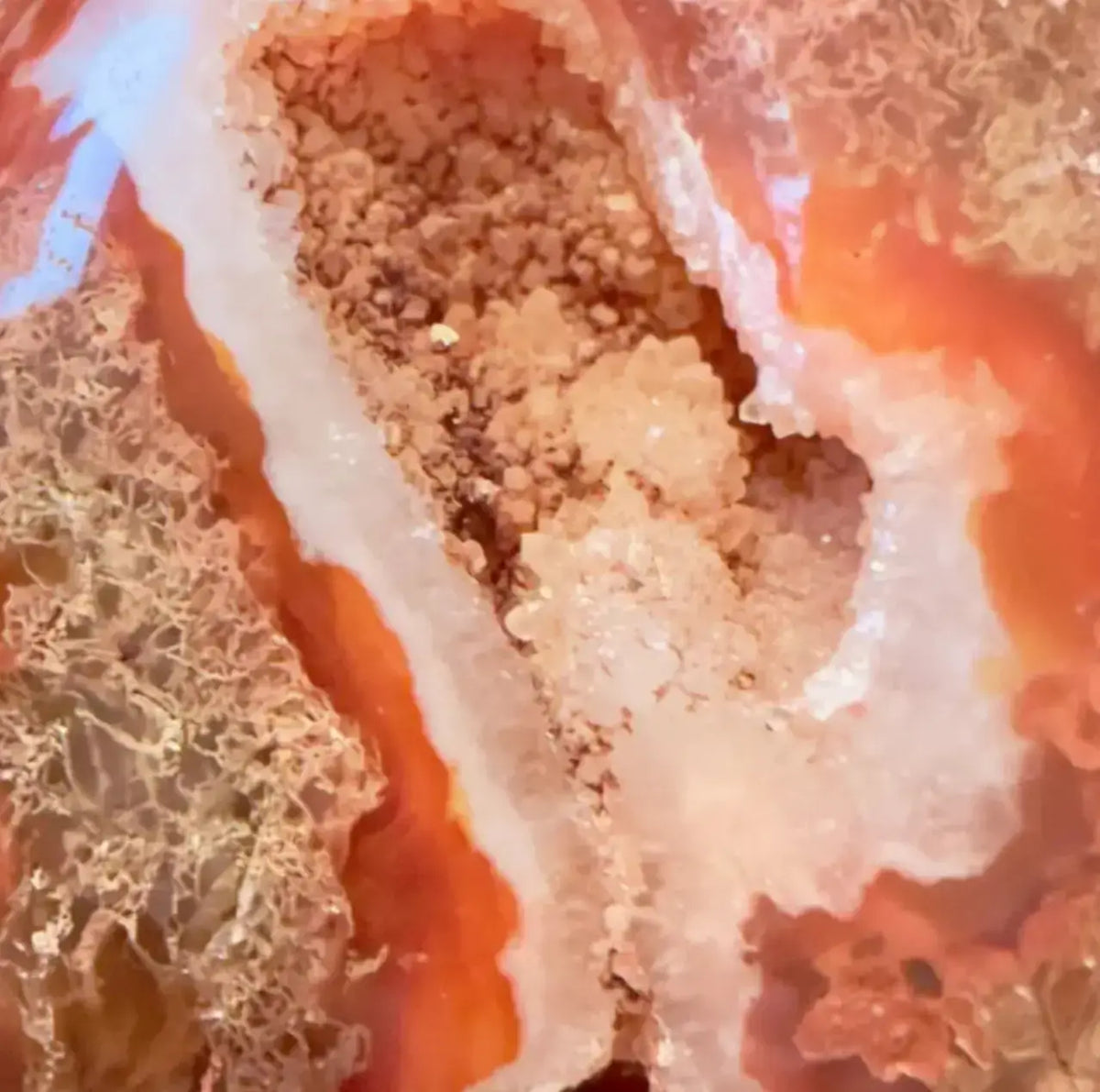 Carnelian Crystal Sphere | Abundance and Prosperity