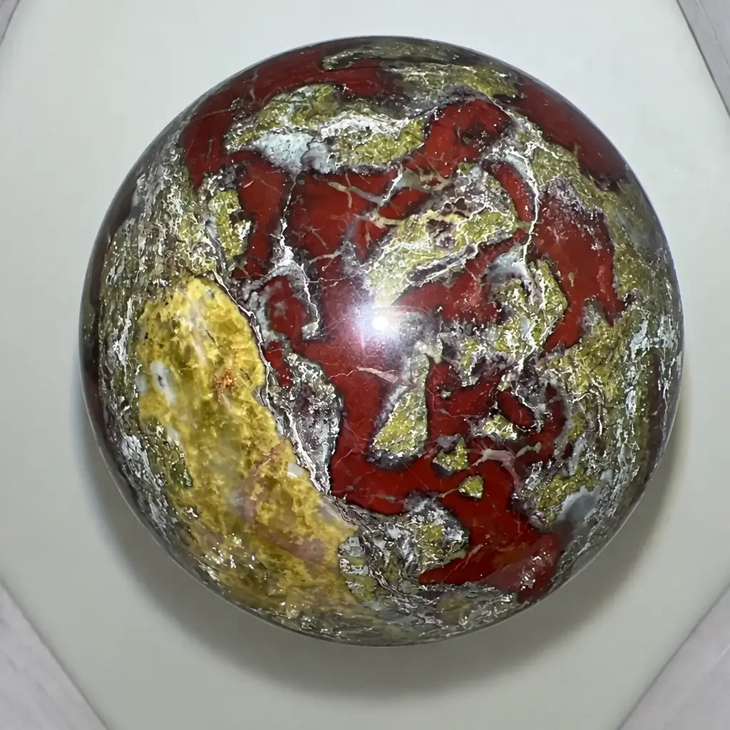 Close up of dragons blood sphere
