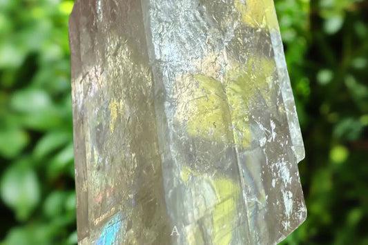 White Calcite Specimen Raw  Transparent 