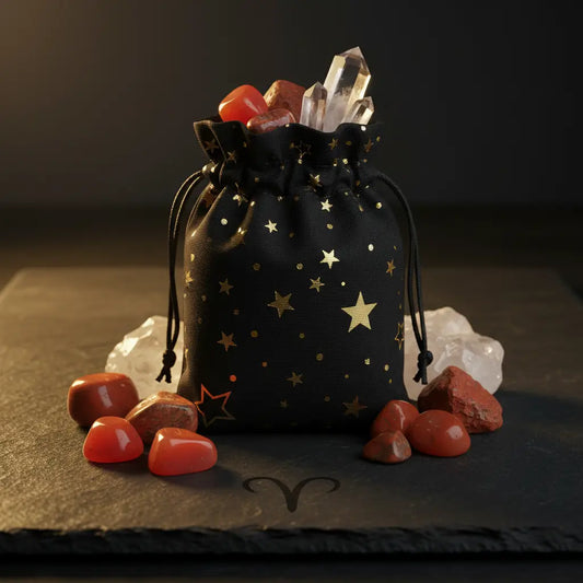 Aries Zodiac Charm Bag for Crystal Set