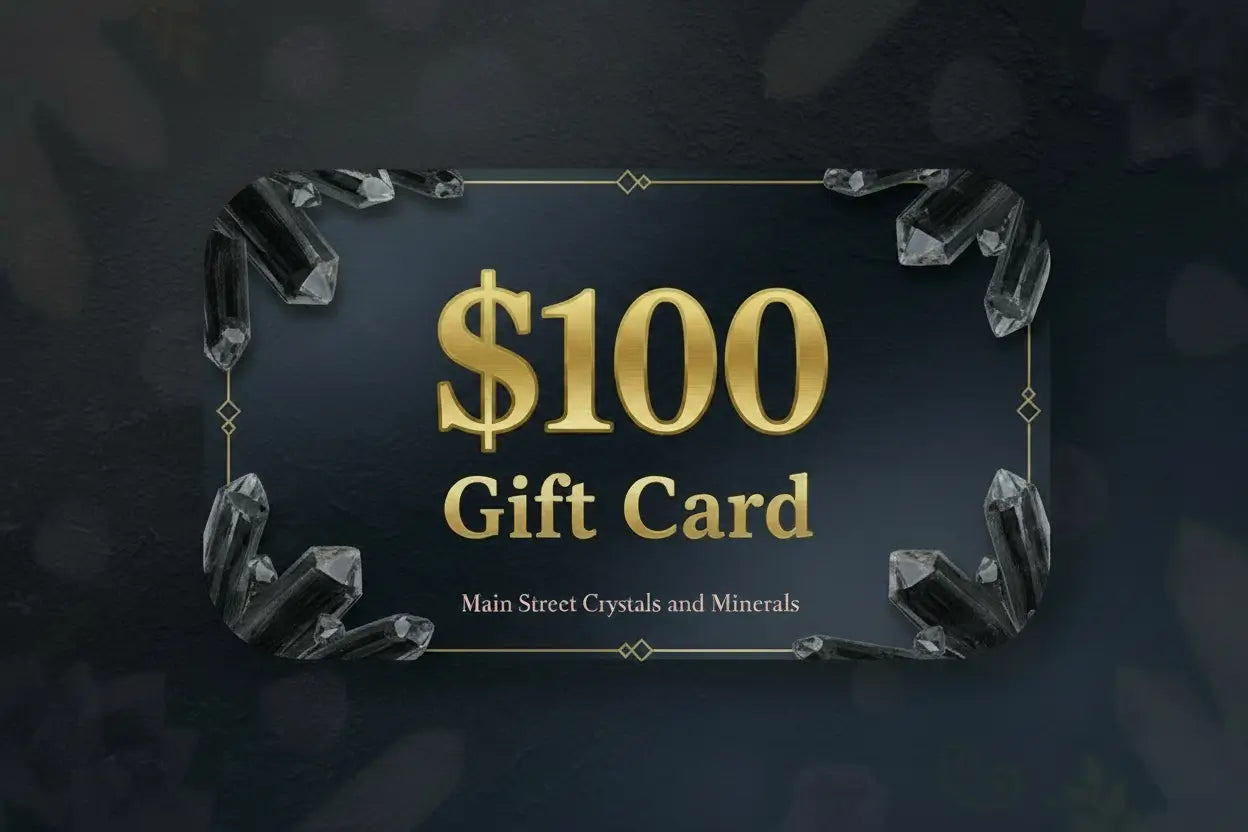 Crystal gift card for him one hundred dollar option