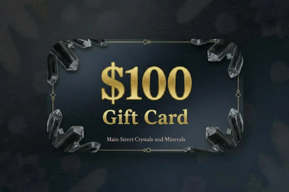 Crystal gift card for him one hundred dollar option