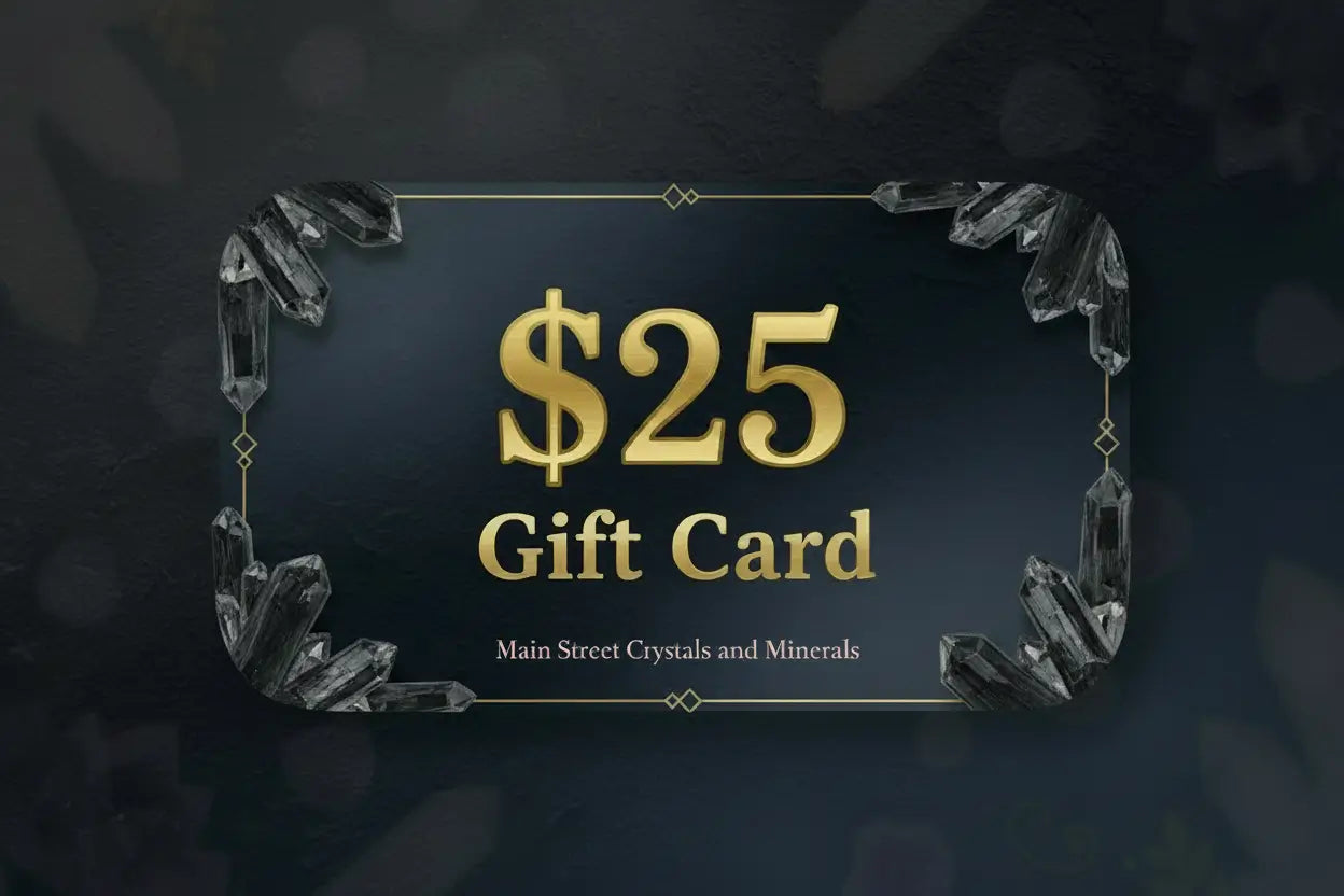 Crystal gift card for him twenty five dollar option