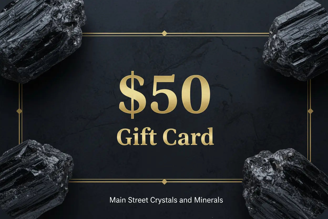 Crystal gift card for him fifty dollar option