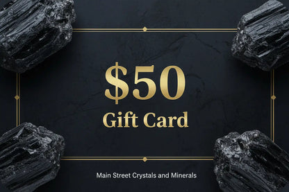 Crystal gift card for him fifty dollar option