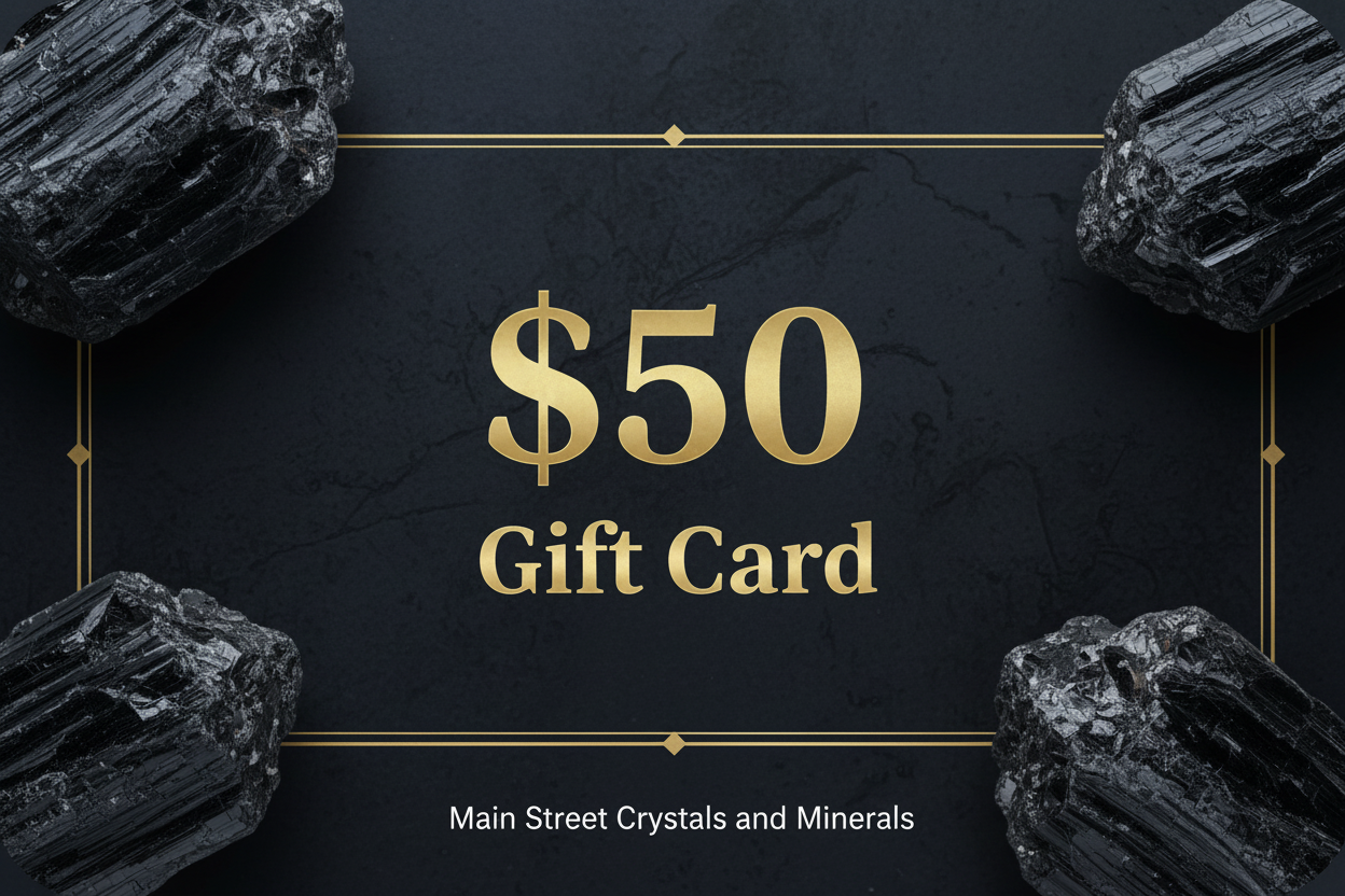 Crystal gift card for him fifty dollar option