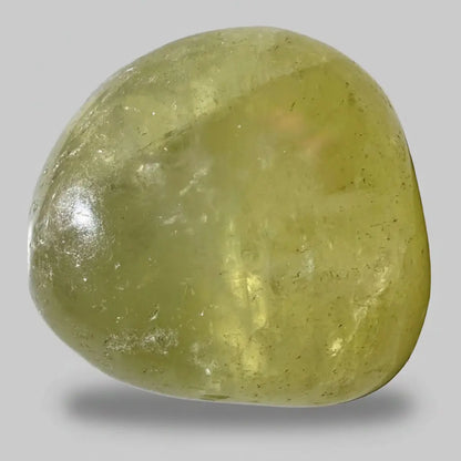 Polished Citrine tumble stone in pale golden yellow from Emotional Support & Anxiety Relief Crystal Set