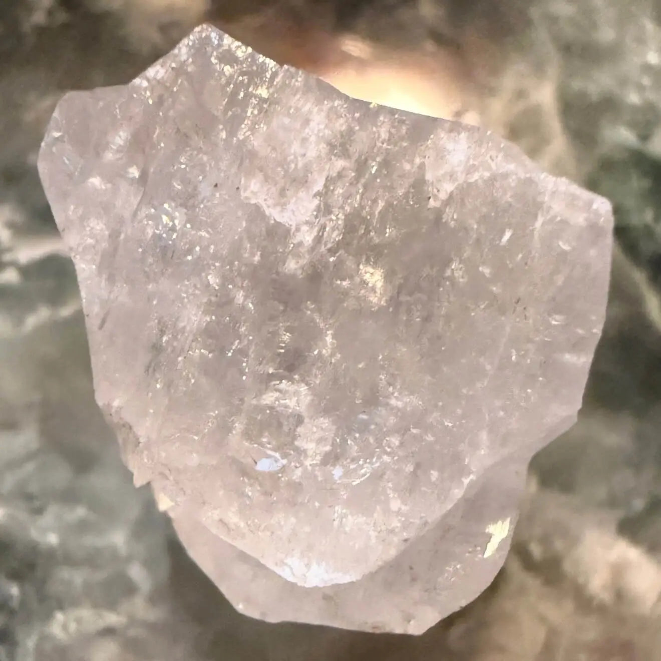 Raw Clear Quartz crystal with natural facets from Emotional Support & Anxiety Relief Crystal Set