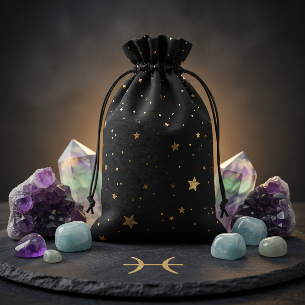 Pisces Zodiac Charm Bag | Crystal Set