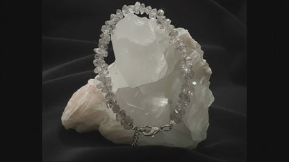 Herkimer Diamond Bracelet, Stone of Attunement