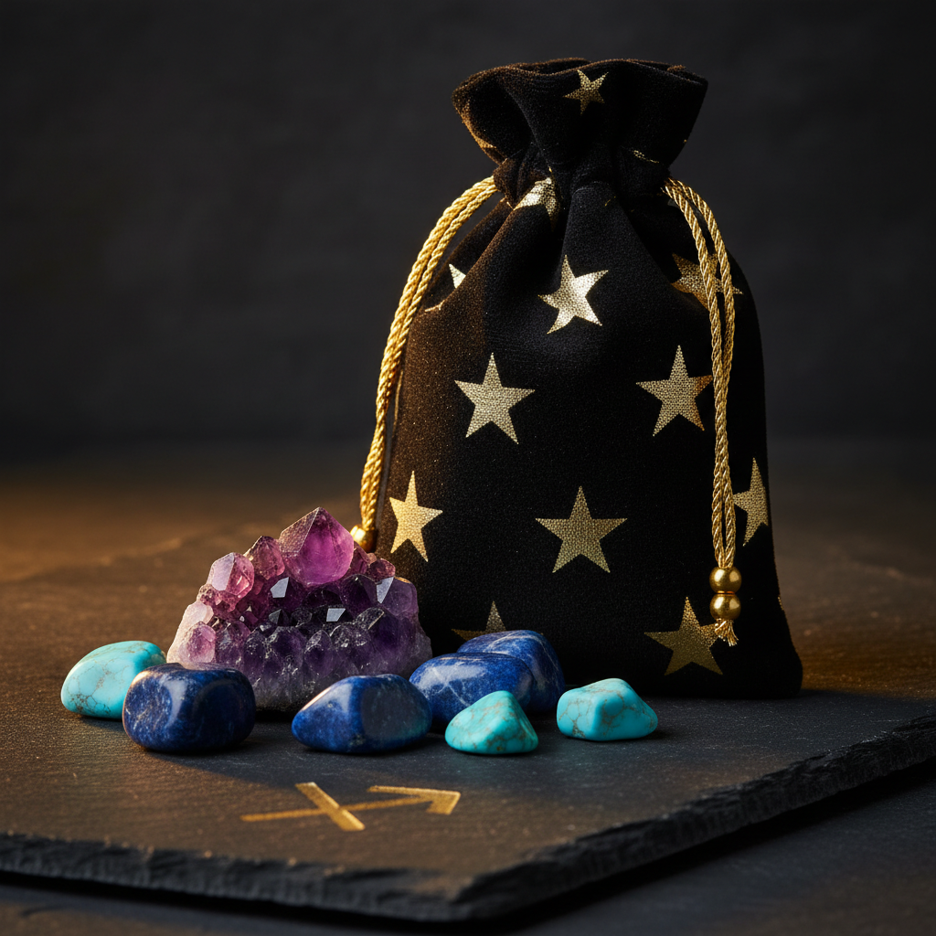 Sagittarius Zodiac Charm Bag | Crystal Set