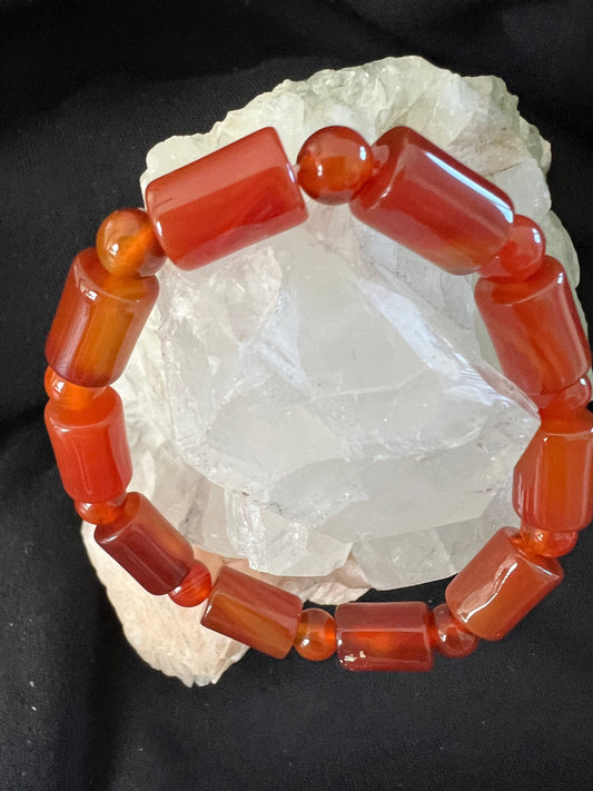 Carnelian Agate Specialty Bracelet *(B) - Main Street Crystals & Minerals